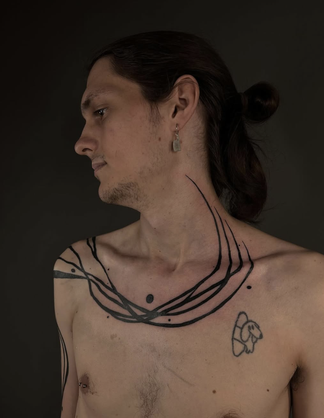 Lines — parallel linework tattoo